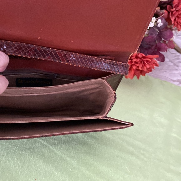 Vintage genuine python skin bag. - Picture 7 of 16